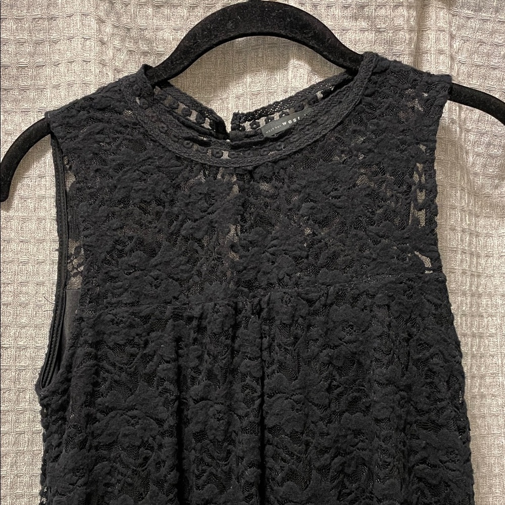 West Kei Black Lace Blouse